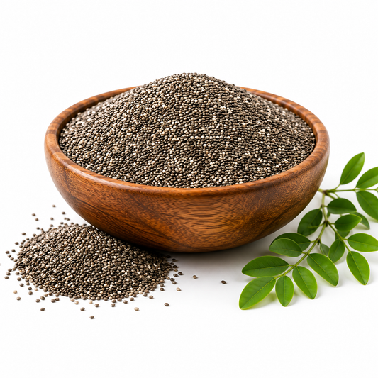 Whole Chia Seeds | From Our Farms to Your Home | 100% Natural & Unprocessed | Triple Sorted | No Dust & Stone | Rich in Fiber, Protein & Omega 3 | Non-GMO Superfood