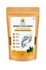 Whole Chia Seeds | From Our Farms to Your Home | 100% Natural & Unprocessed | Triple Sorted | No Dust & Stone | Rich in Fiber, Protein & Omega 3 | Non-GMO Superfood