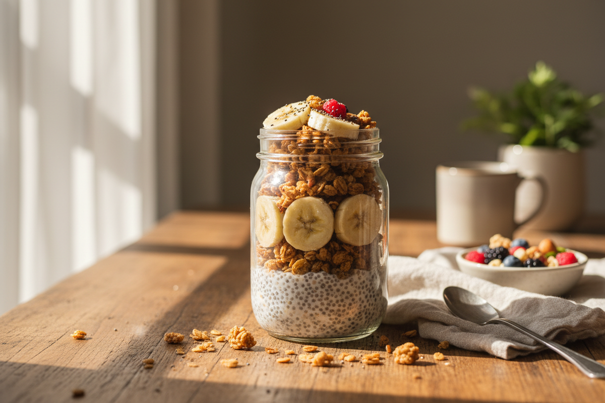 Chia Seed Overnight Oats