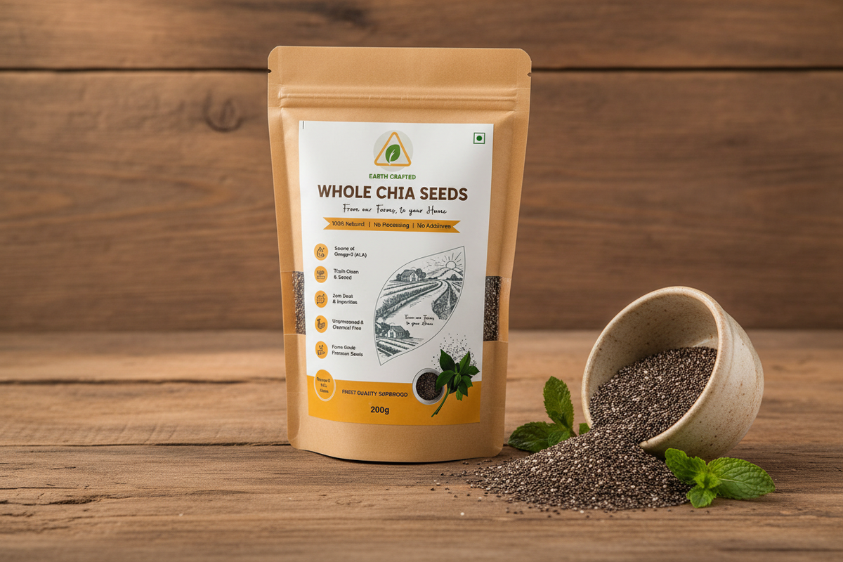 Earth Crafted Whole Chia Seeds – Product Image